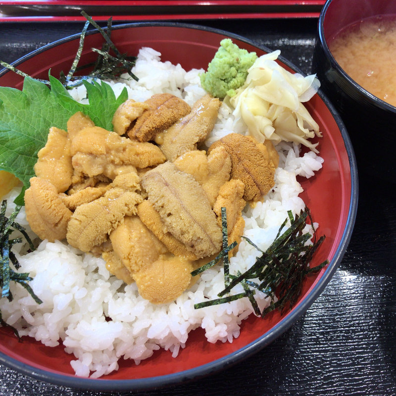 近海うに丼(お魚いちば おかせい)