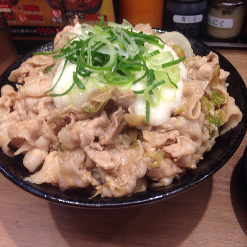 とろすた丼肉飯増し(伝説のすた丼屋 松中橋店)