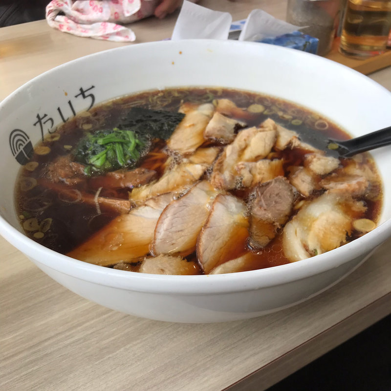 醤油ラーメン 大盛(ラーメンたいち)