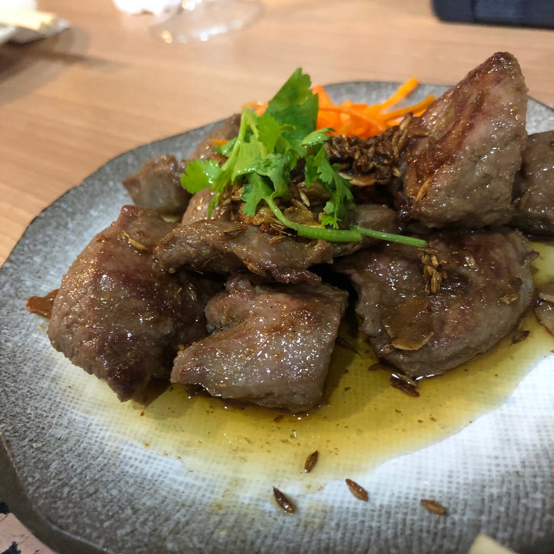 ラムのクミン炒め(はらいそSparkle)