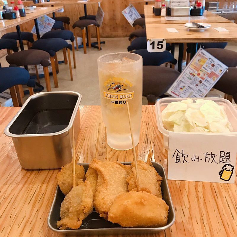 串かつ(やたいや 東寺店)