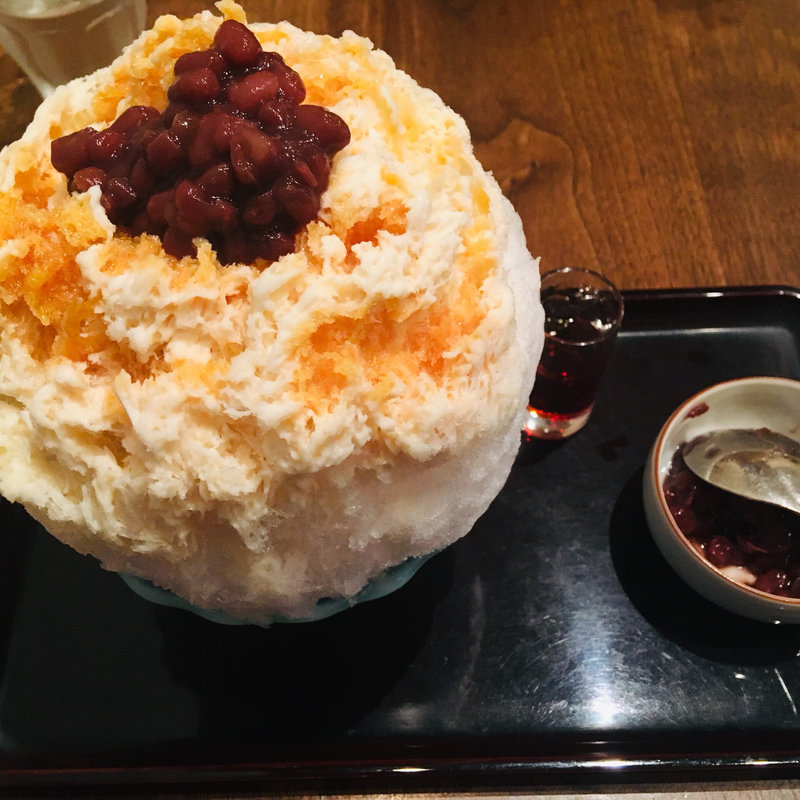 カラメルあずきみるく(浅草浪花家)