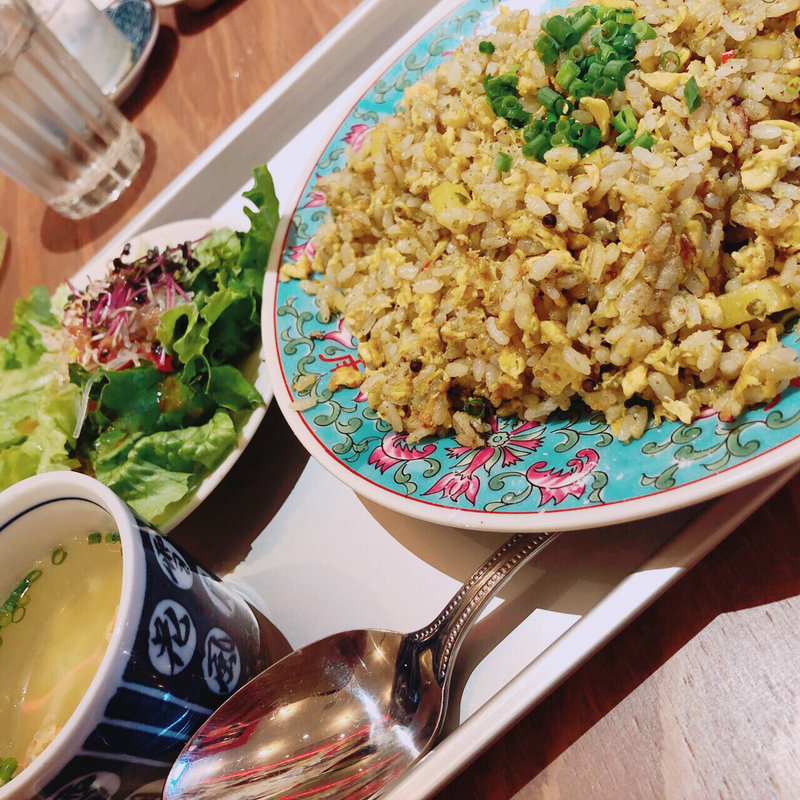 山椒チャーハンランチセット(ロンファーチャイニーズパーラー)