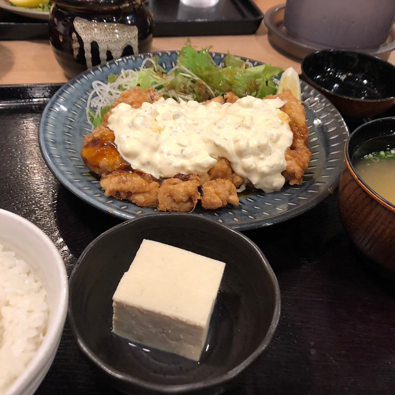 チキン南蛮定食(日の出食堂)