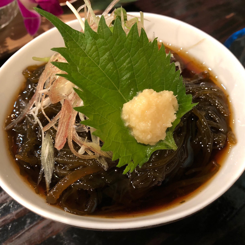 もずく酢(沖縄がじゅまる酒場ばっちこい)