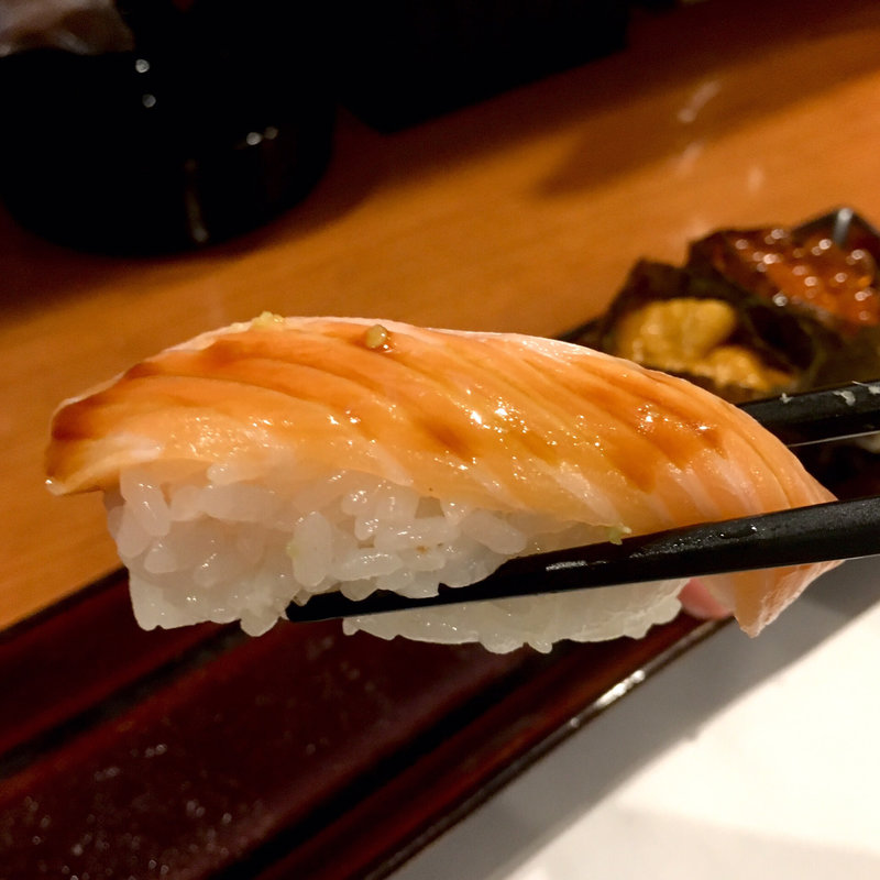 サーモン（握り2貫）(旬味旬菜 大和)