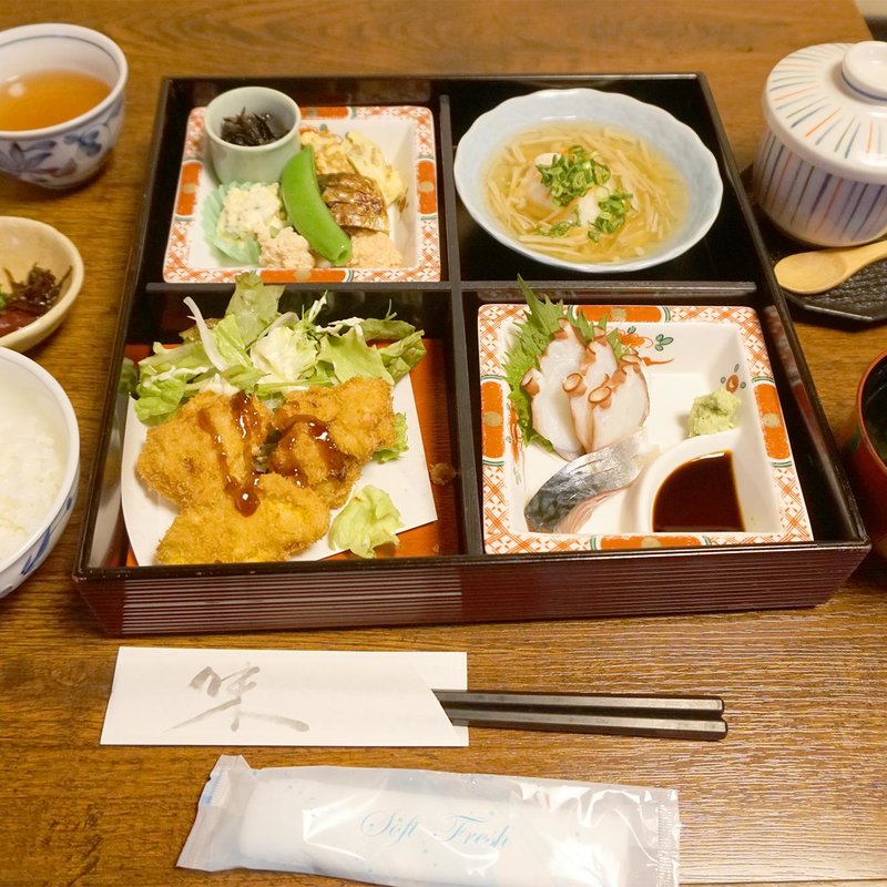 松花堂弁当(和ごはん・海鮮酒場 麹屋)