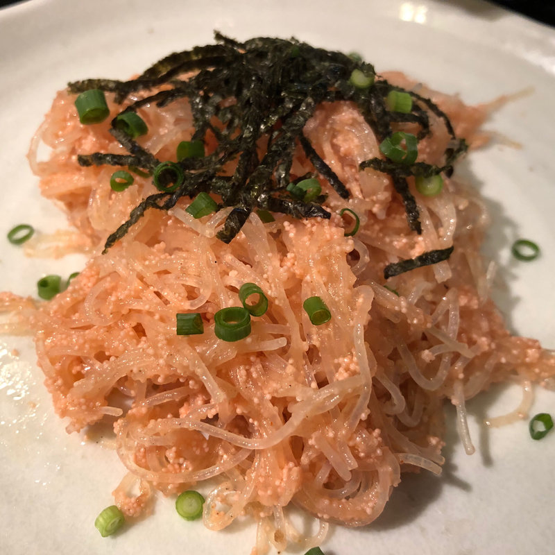 明太はるさめ炒め(焼鳥高宮 本店)