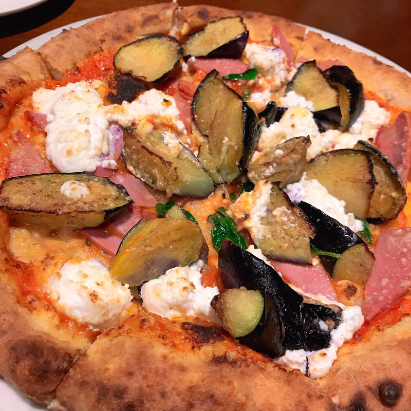 揚げ茄子、モルタデッラ、リコッタチーズのトマトソース(LEGAME)