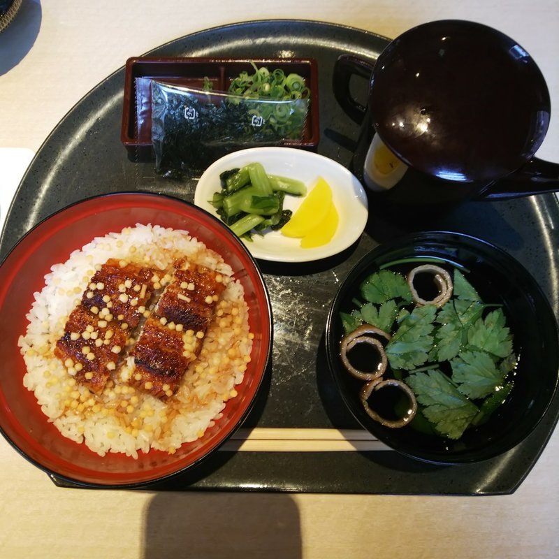 うなぎ茶漬け定食(うなぎの竹若)