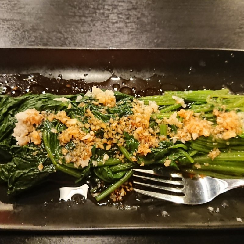 ホウレン草の健康和え(ひつじ料理専門 牧羊人)