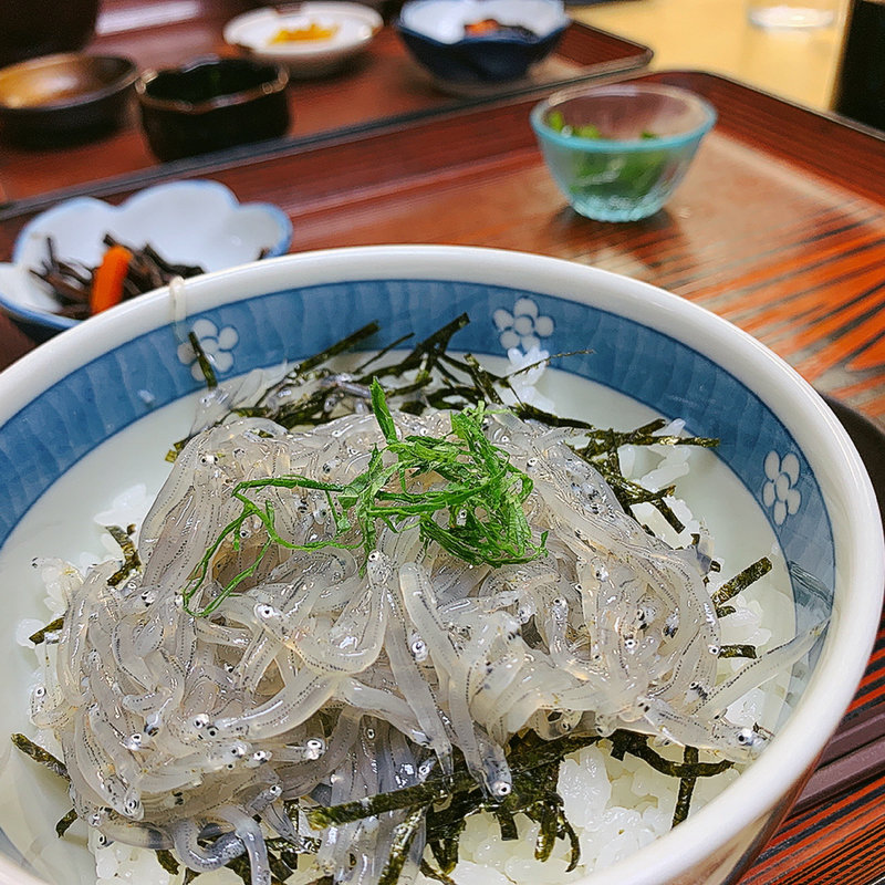 生しらす丼(お食事処 ゑじま)