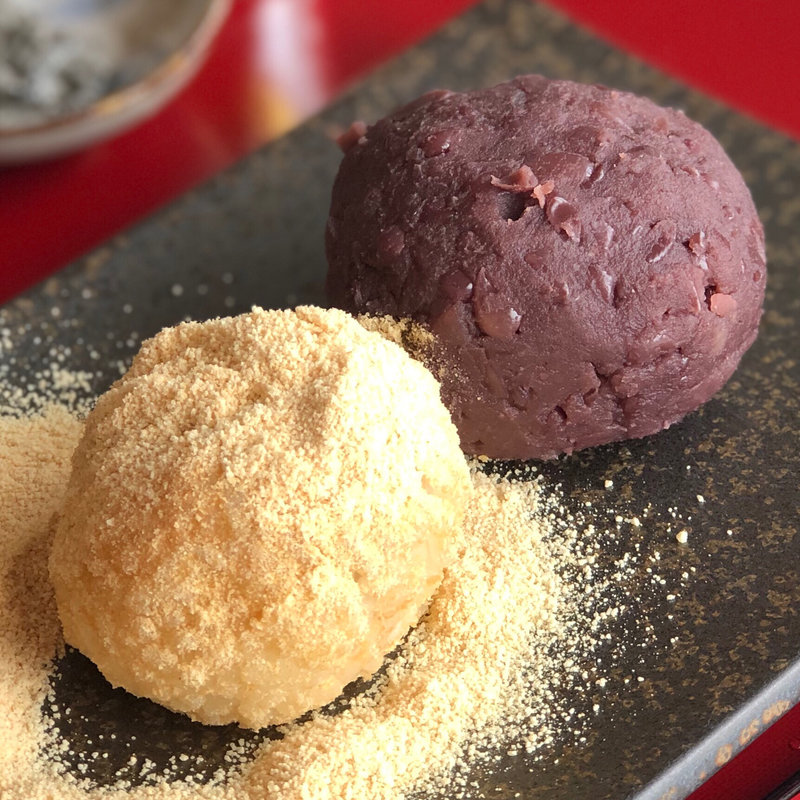 福まるセット(おはぎcafe 福まる)