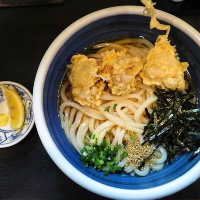 かしわおろしぶっかけ(おろし抜き)(手打うどん すみた)