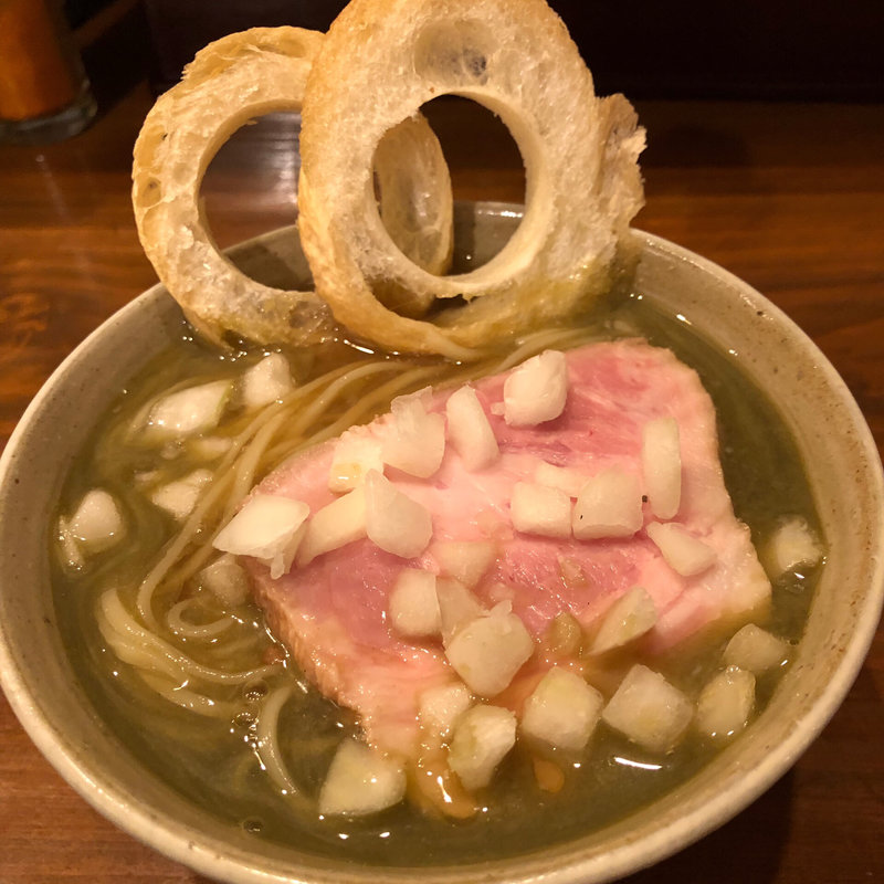 冷やし淡麗煮干しラーメン(麺や而今 （じこん）)