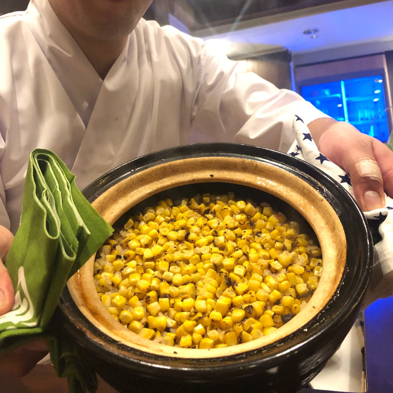 とうもろこしの土鍋(時に団欒)