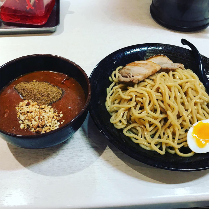 カレーつけ麺(蒙古タンメン中本 目黒店 （もうこたんめんなかもと）)