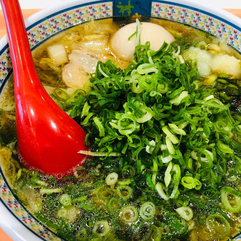 煮卵ネギたっぷりラーメン(神座 宝塚 SA)