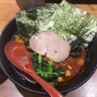 辛美味ラーメン(並)(横浜家系ラーメン 麺家 黒)