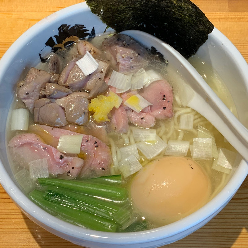 特製鴨中華そば　塩(真鯛らーめん 麺魚 )