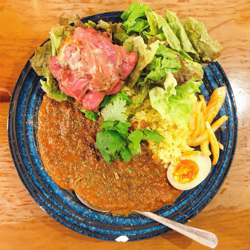 超スパイスカレーDX （肉のヒマラヤトッピング）(築地カリガリ（間借り先店舗は肉のヒマラヤ）)