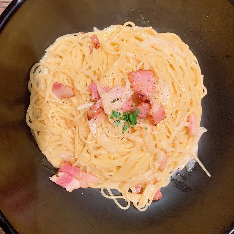 カリカリベーコンのクリーミーカルボナーラ(すぱじろう 名古屋ゲートタワー店)