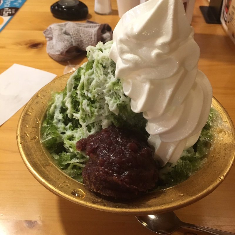 抹茶＆小倉ソフト(コメダ珈琲店 大府共和店)