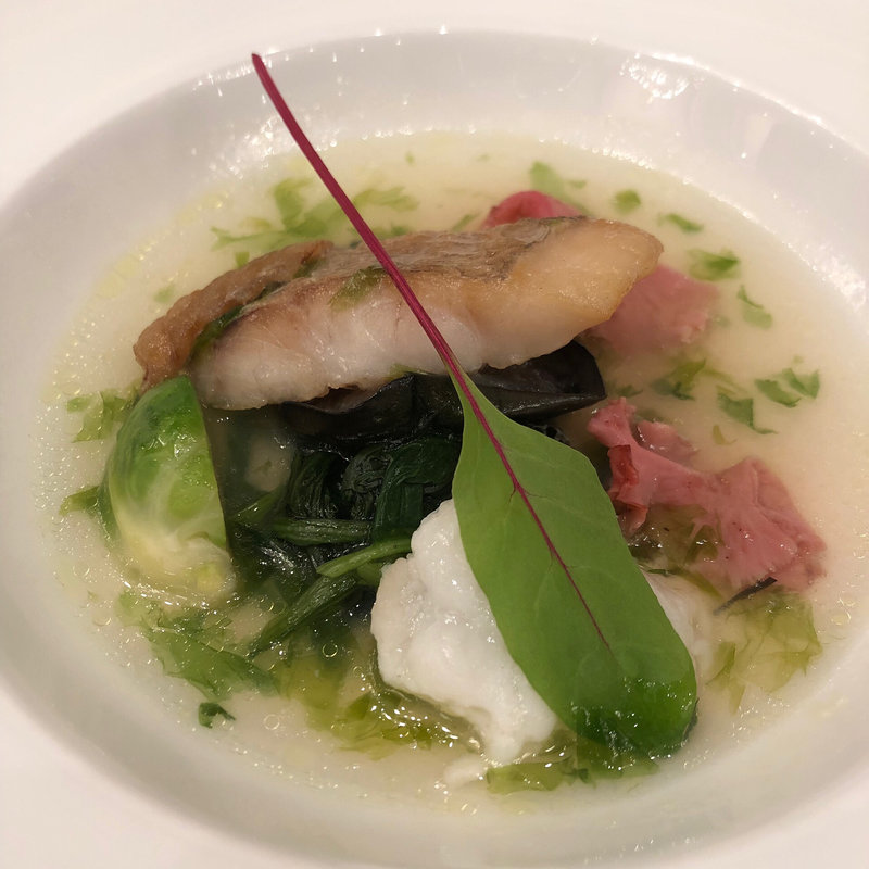 レンコダイのソテー(阪神獺祭の会)(ウェスティンホテル大阪)