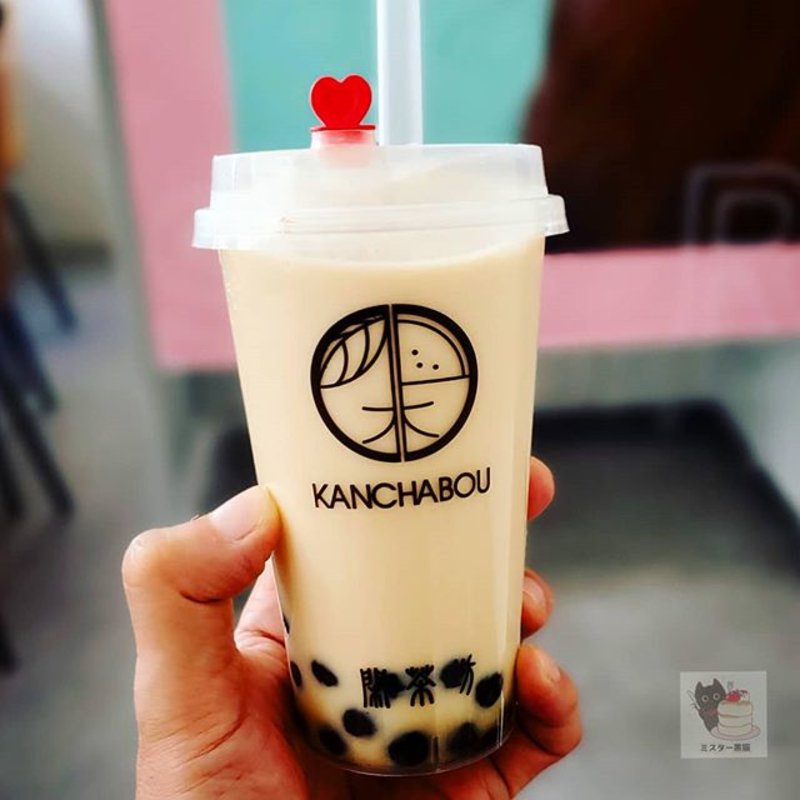 鉄観音 ウーロンタピオカミルクティー(閑茶坊 （‪KANCHABOU）)