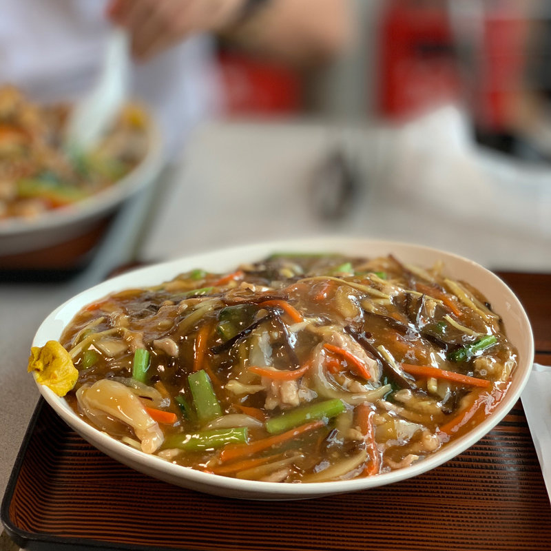 豚肉細切り焼きそば(あんかけ屋 )