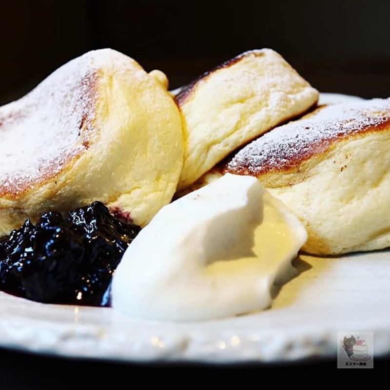 国産有機小麦を使った｢たもん｣のパンケーキ(cafe たもん)