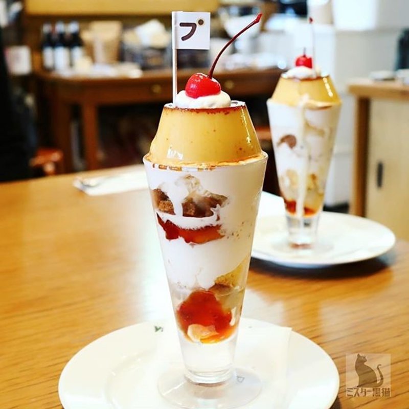 プリンパフェ(café vivement dimanche｜カフェ ヴィヴモン ディモンシュ)