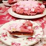 美❤︎桜和のケーキセット