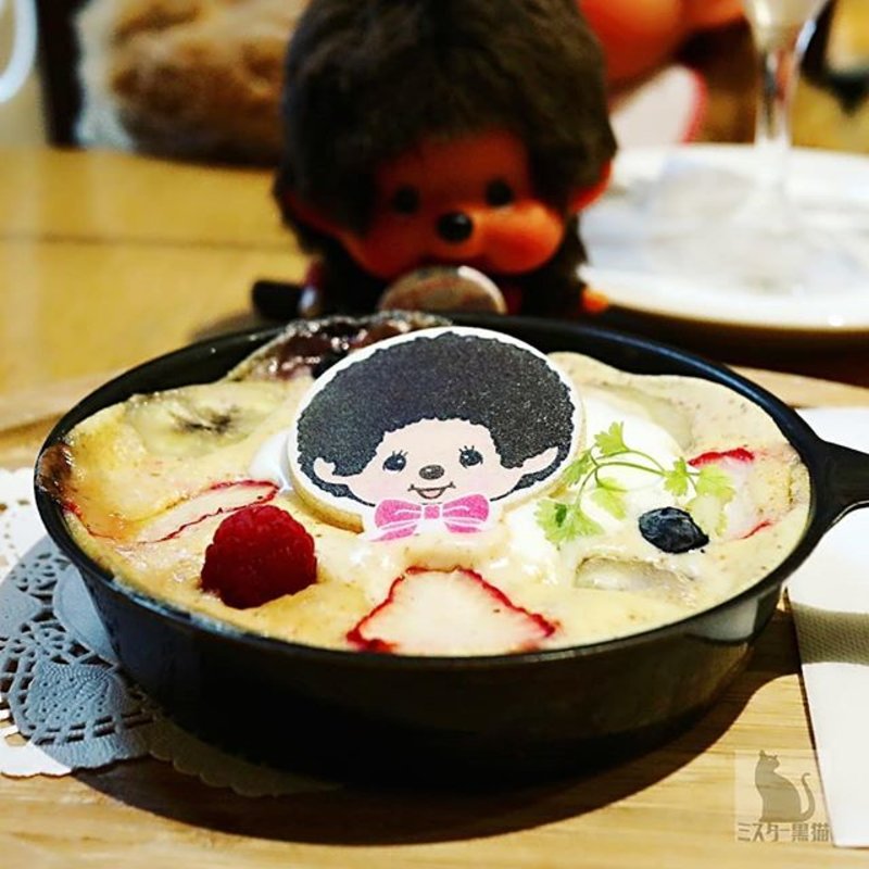 モンチッチ君のあま～いフレンチパンケーキ(カフェ クッチーナ&カンパニー )