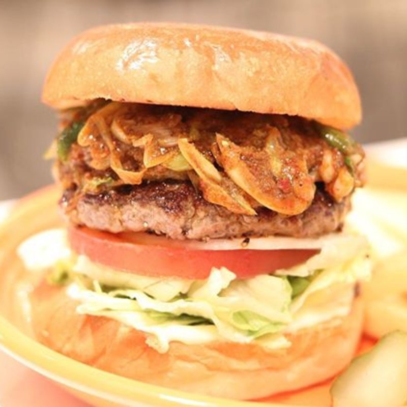 ネギ麻辣バーガー(レイヤーズ ザ ウェストキッチン)