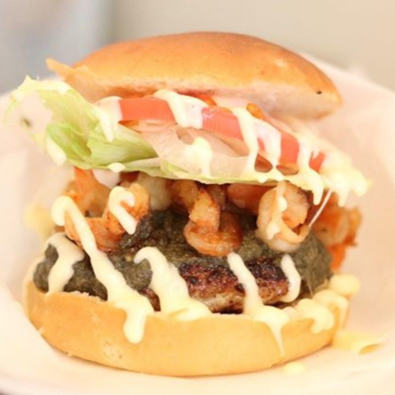 シュリンプタプナードバーガー(ザ・ルーモァバーガー)