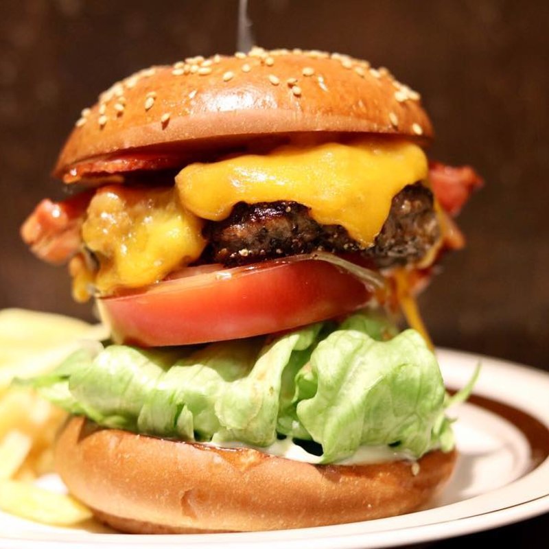 ベーコンチリチーズバーガー(CLAP HANDS)