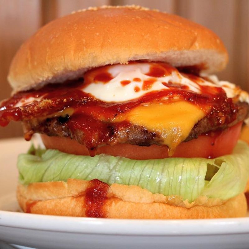 50/50チーズバーガー(アメリカ料理 スキレットダイナー Skillet Diner)