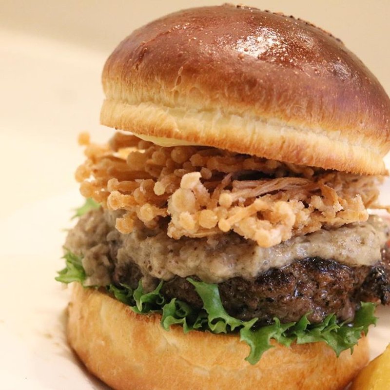 デュクセルソースのきのこバーガー(JACK's KITCHEN)