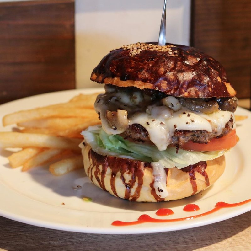 3種のキノコのクリームバーガー(ソウルダイナー)