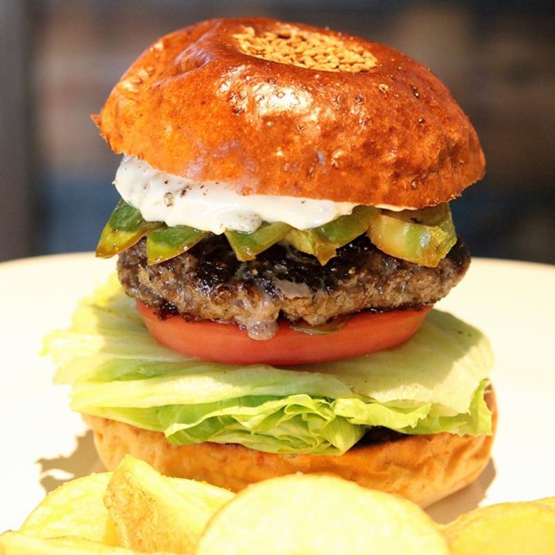 アボカドタルタルバーガー(だるま珈琲)