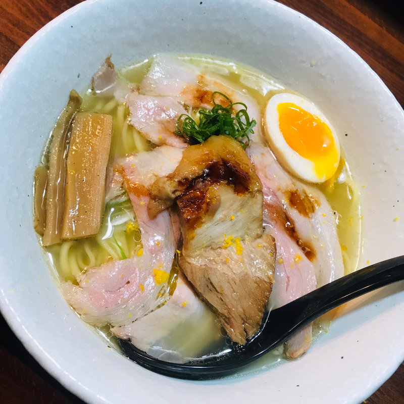 鶏塩ラーメン 焼豚トッピング(麺屋 船橋 )