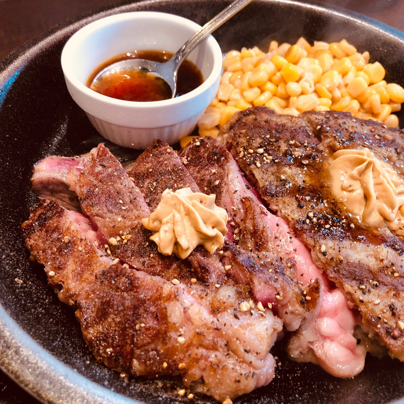 ワイルドステーキハンバーグコンポ(いきなりステーキ	 茨木店)
