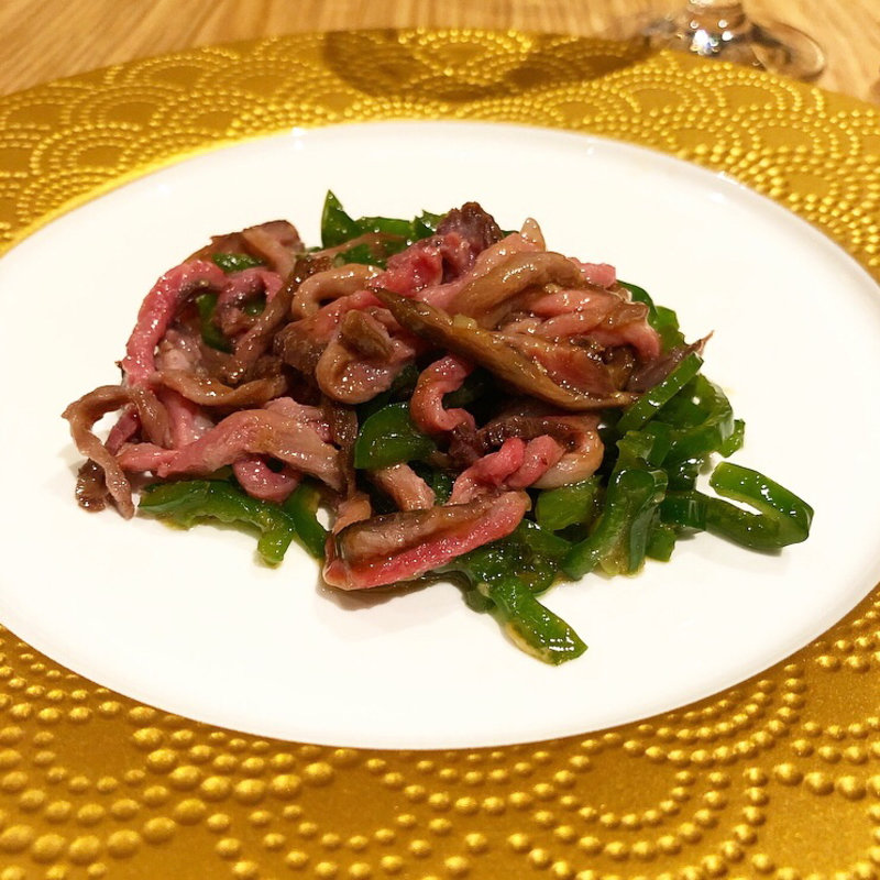 青椒肉絲(四川料理 蜀江)