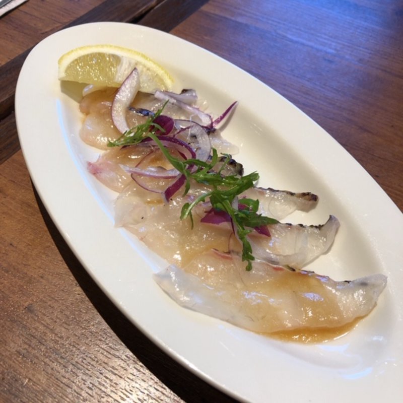 真鯛のカルパッチョ(BISTRO RUBAN)