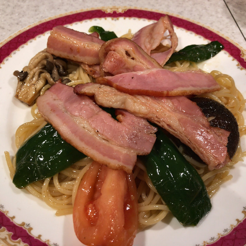 ベーコンのスパゲティ(ハシヤ)
