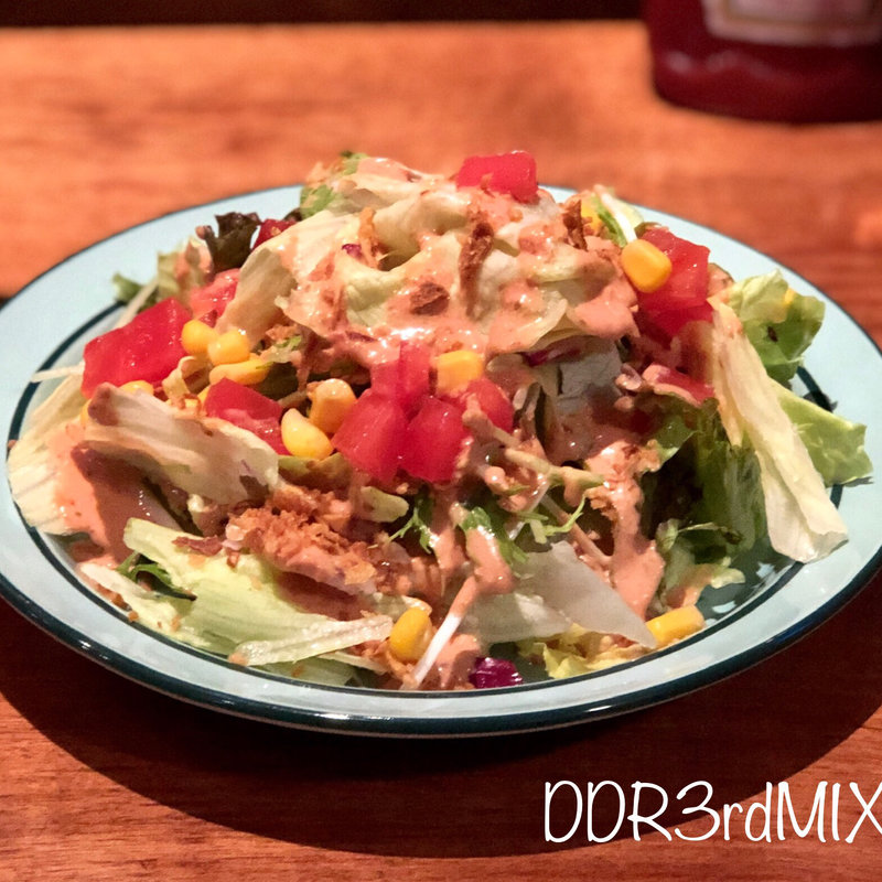 グリーンサラダ ハーフ(California Diner JACKAL （カリフォルニア ダイナー ジャッカル）)