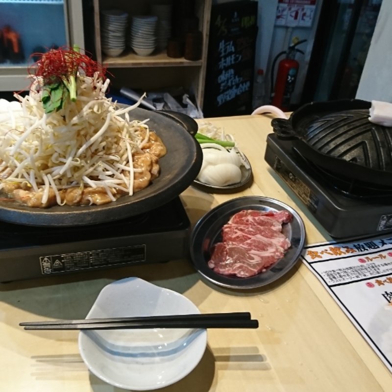 食べ飲み放題(ジンギスカンとホルモンの店 札幌ホルジン)