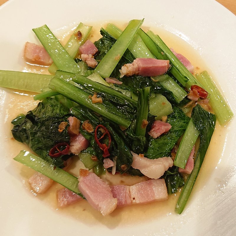 青菜のペペロンチーノ(グラッチェガーデンズ 下平間店)