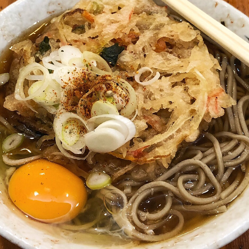 かき揚げそば(車 )